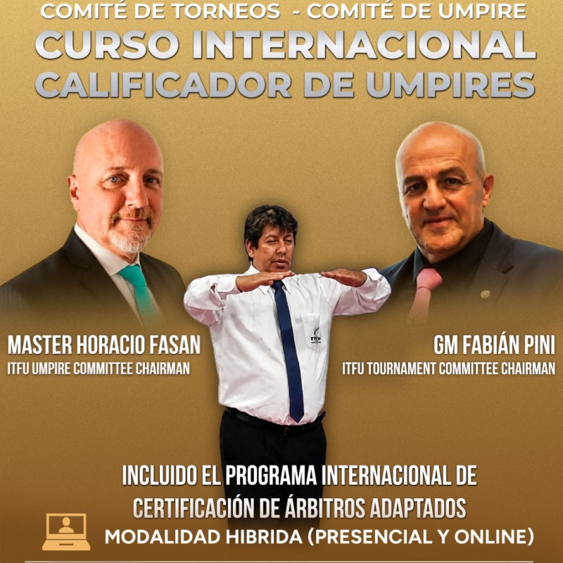 Curso Internacional Calificador de Umpires 2026: Formación y Certificación