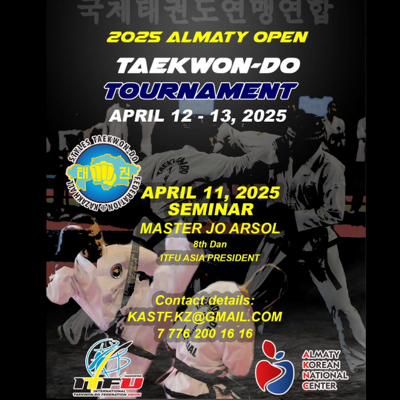 Éxito rotundo en el seminario internacional de Taekwon-Do en Almaty, Kazajistán