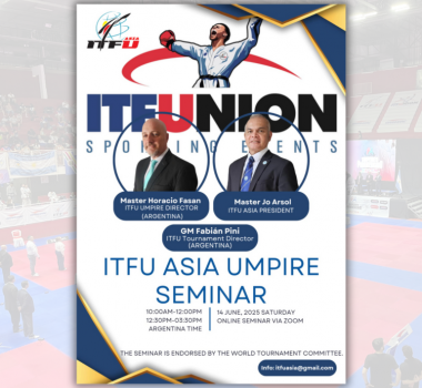 ITFU Asia alza la voz del arbitraje: Seminario internacional con figuras de talla mundial