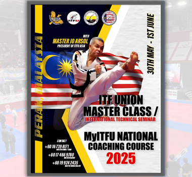 Malasia se transforma en el corazón técnico del Taekwon-Do con el Master Class ITFU y curso nacional 2025