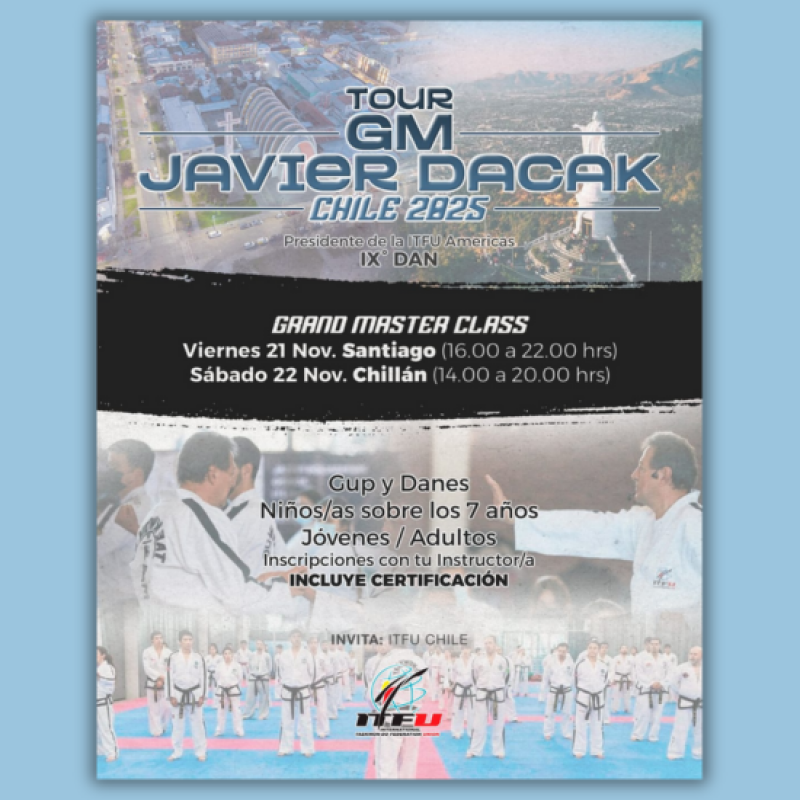 Chile se prepara para recibir al Gran Maestro Javier Dacak en su Tour 2025