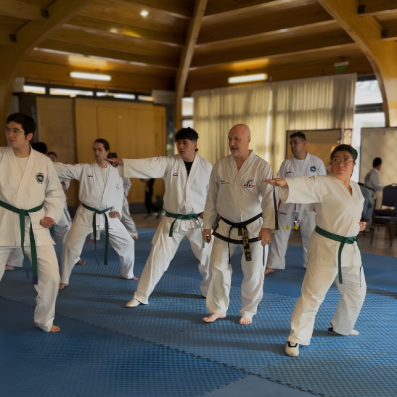 El Taekwon-Do ITF se fortalece en la Patagonia: Master Horacio Fasan lidera intensas jornadas técnicas y examen de Danes en Trelew