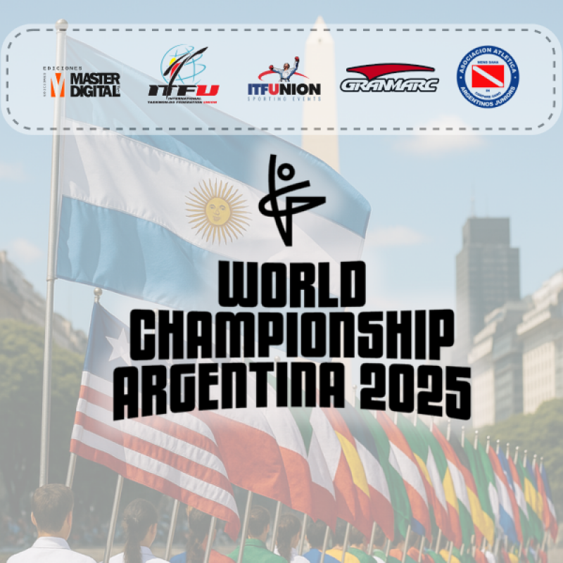 Buenos Aires desplegará la identidad de las naciones en el Mundial de Taekwon-Do ITF Union 2025
